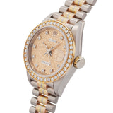 ロレックス デイトジャスト 10Pダイヤ ベゼルダイヤ 69139GBIC E番(1990年～1991年頃) シャンパンコンピュータ/ダイヤモンド レディース 腕時計 自動巻き 中古 銀蔵