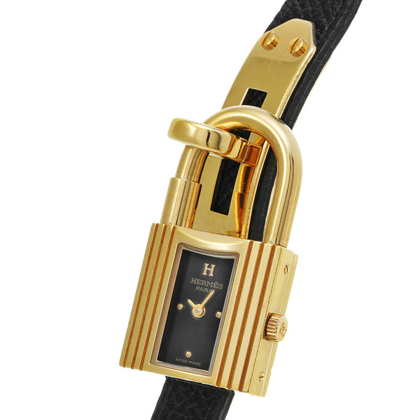 エルメス ケリー ウォッチ ブラック レディース 腕時計 クォーツ 中古 銀蔵
