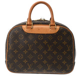 LOUIS VUITTON ルイヴィトン モノグラム トゥルーヴィル ブラウン M42228 ユニセックス モノグラムキャンバス ハンドバッグ Bランク 中古 銀蔵