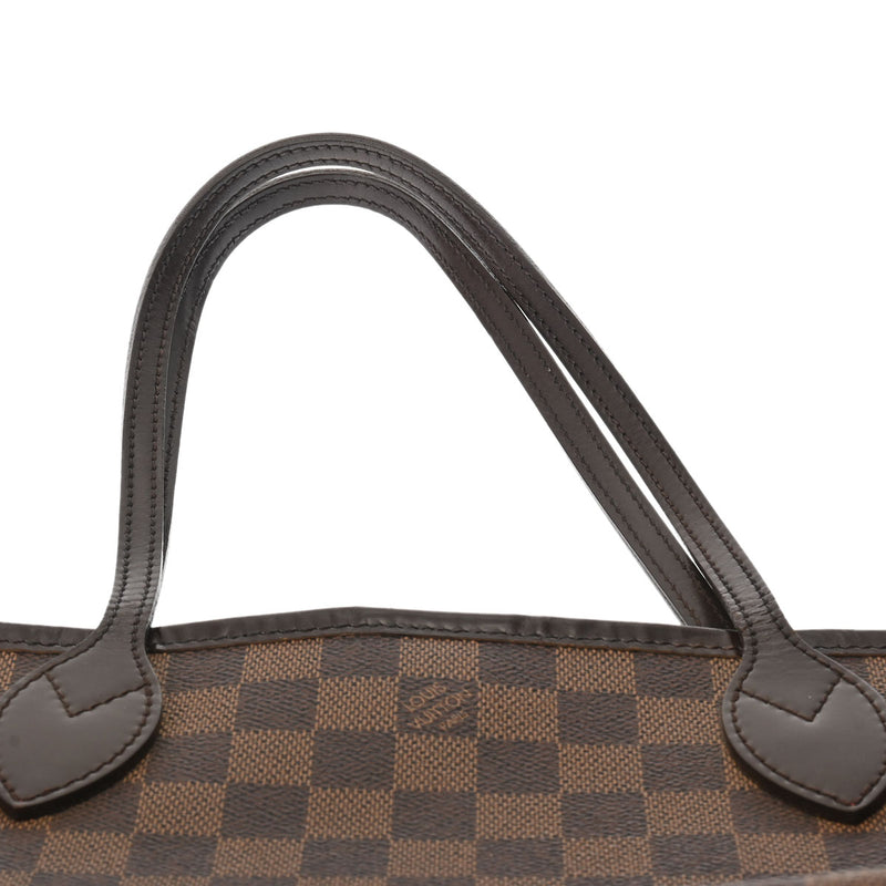 LOUIS VUITTON ルイヴィトン ダミエ ネヴァーフル PM ブラウン N51109 レディース ダミエキャンバス ハンドバッグ Bランク 中古 銀蔵