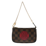 LOUIS VUITTON ルイヴィトン ダミエ ミニアクセサリーポーチ T&B ブラウン N58011 レディース ダミエキャンバス アクセサリーポーチ ABランク 中古 銀蔵