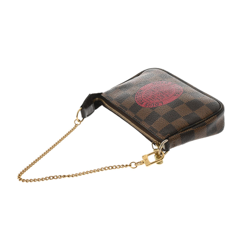 ルイヴィトンミニアクセサリーポーチ T&B 14137 ブラウン レディース ダミエキャンバス アクセサリーポーチ N58011 LOUIS  VUITTON 中古 – 銀蔵オンライン