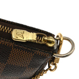 LOUIS VUITTON ルイヴィトン ダミエ ミニアクセサリーポーチ T&B ブラウン N58011 レディース ダミエキャンバス アクセサリーポーチ ABランク 中古 銀蔵