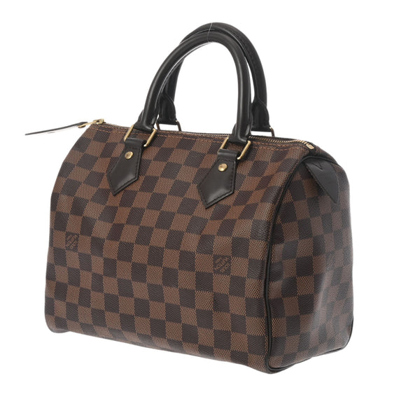 LOUIS VUITTON ルイヴィトン ダミエ スピーディ 25 ブラウン N41365 レディース ダミエキャンバス ハンドバッグ ABランク 中古 銀蔵