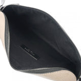 JIMMY CHOO ジミーチュウ スタッズ バイカラー グレー/ブラック ユニセックス レザー ウエストバッグ Aランク 中古 銀蔵