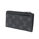 LOUIS VUITTON ルイヴィトン モノグラムエクリプス コインカードホルダー 黒/グレー M69533 メンズ モノグラムキャンバス コインケース Aランク 中古 銀蔵