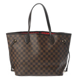 LOUIS VUITTON ルイヴィトン ダミエ ネヴァーフル MM ブラウン N51105 レディース ダミエキャンバス トートバッグ Aランク 中古 銀蔵