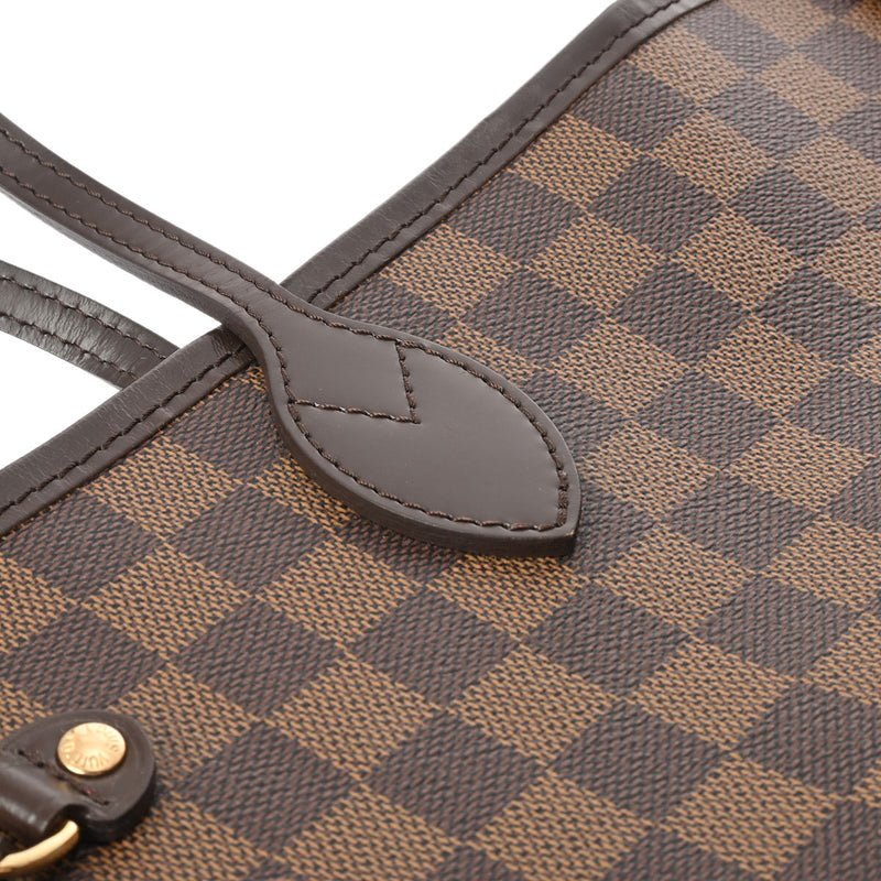 LOUIS VUITTON ルイヴィトン ダミエ ネヴァーフル MM ブラウン N51105 レディース ダミエキャンバス トートバッグ Aランク 中古 銀蔵