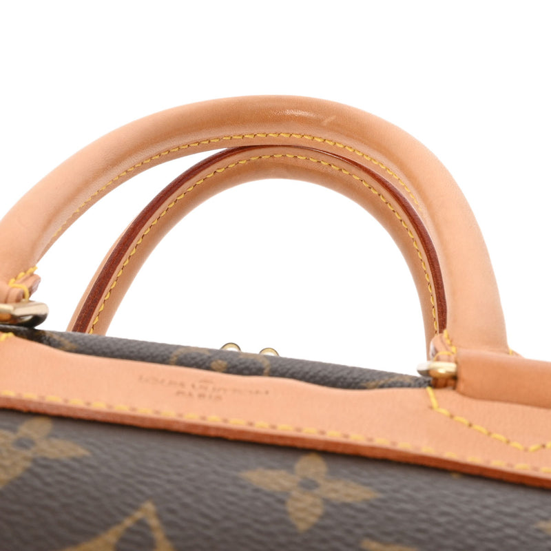 LOUIS VUITTON ルイヴィトン モノグラム ドーヴィル ブラウン M47270 レディース モノグラムキャンバス ハンドバッグ ABランク 中古 銀蔵