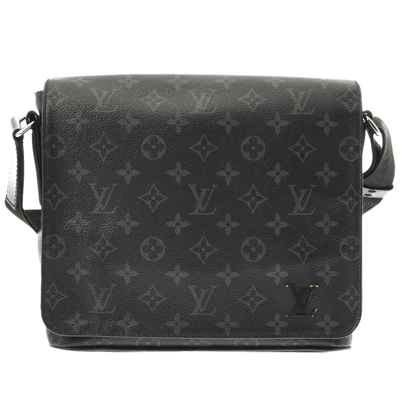 LOUIS VUITTON ルイヴィトン モノグラムエクリプス ディストリクト PM NM 黒 M44000 メンズ モノグラムキャンバス ショルダーバッグ Bランク 中古 銀蔵