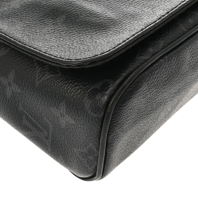 LOUIS VUITTON ルイヴィトン モノグラムエクリプス ディストリクト PM NM 黒 M44000 メンズ モノグラムキャンバス ショルダーバッグ Bランク 中古 銀蔵