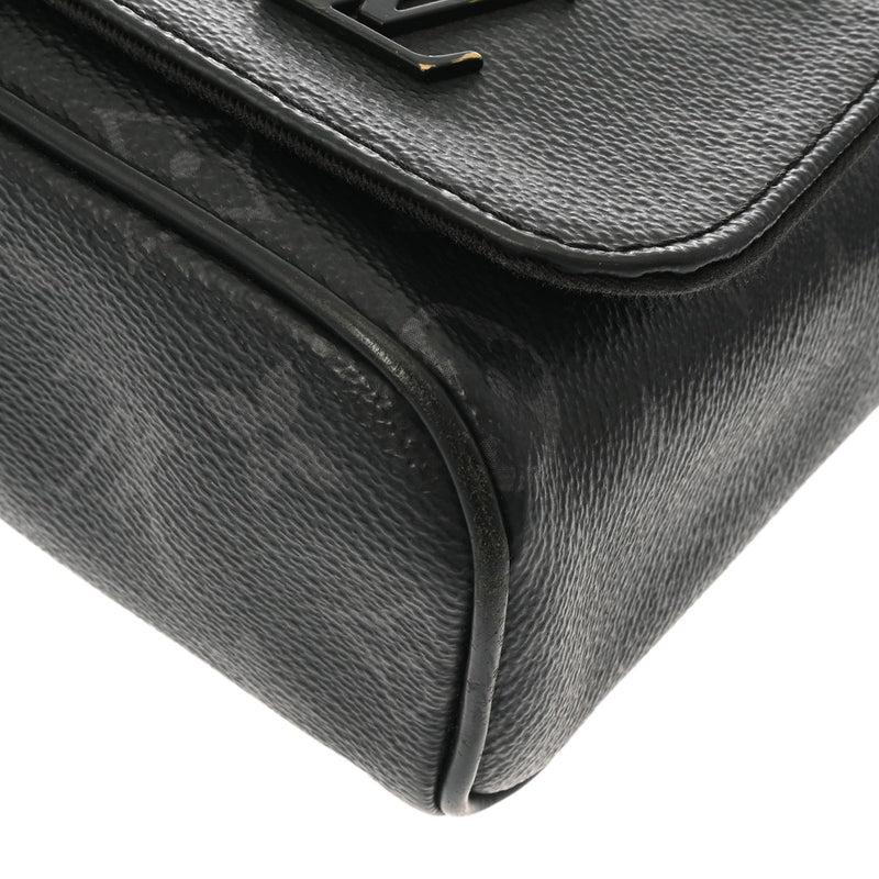 LOUIS VUITTON ルイヴィトン モノグラムエクリプス ディストリクト PM NM 黒 M44000 メンズ モノグラムキャンバス ショルダーバッグ Bランク 中古 銀蔵
