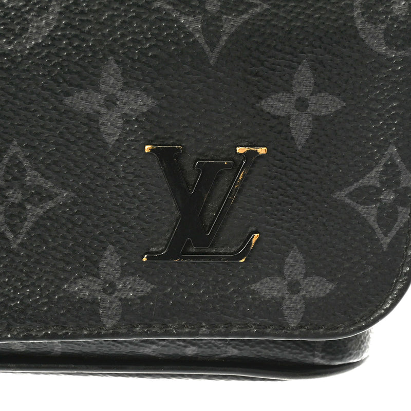 LOUIS VUITTON ルイヴィトン モノグラムエクリプス ディストリクト PM NM 黒 M44000 メンズ モノグラムキャンバス ショルダーバッグ Bランク 中古 銀蔵