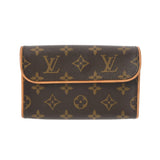 LOUIS VUITTON ルイヴィトン モノグラム ポシェットフロランティーヌ ベルトXS ブラウン M51855 レディース モノグラムキャンバス ウエストバッグ ABランク 中古 銀蔵