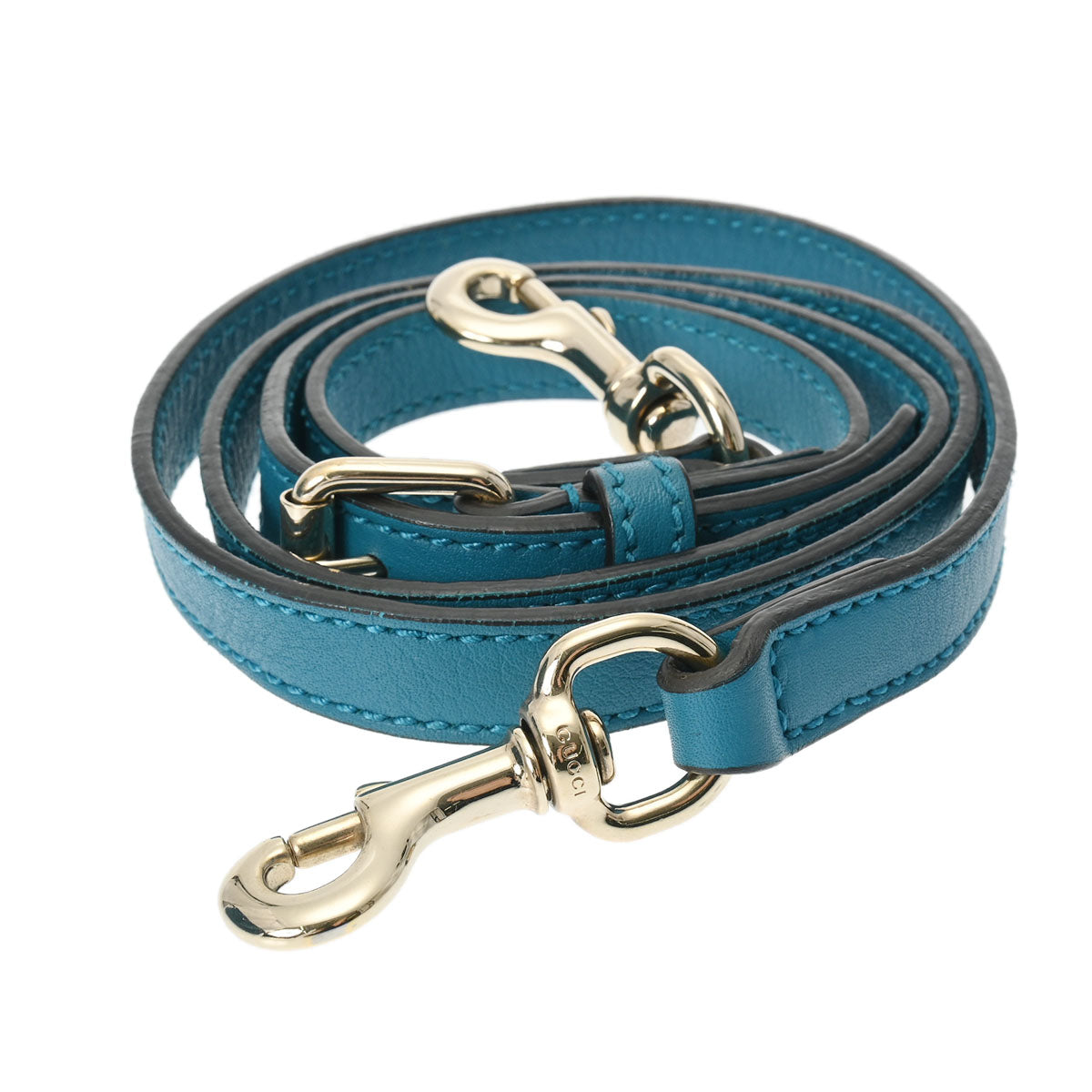 グッチ 53444 ターコイズ レディース レザー トートバッグ