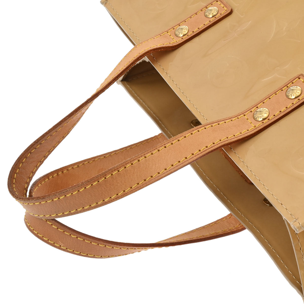 ルイヴィトンリード PM 14125 ベージュ レディース モノグラムヴェルニ