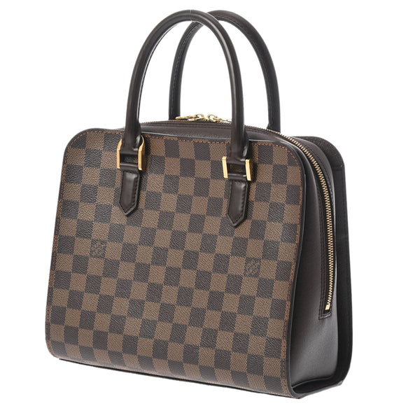 LOUIS VUITTON ルイヴィトン ダミエ トリアナ ブラウン N51155 レディース ダミエキャンバス ハンドバッグ ABランク 中古 銀蔵