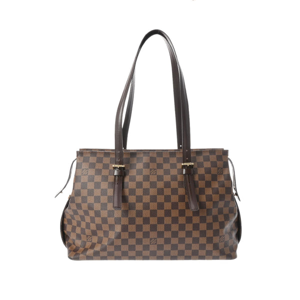 LOUIS VUITTON ルイヴィトン ダミエ チェルシー ブラウン N51119 レディース ダミエキャンバス トートバッグ ABランク 中古 銀蔵