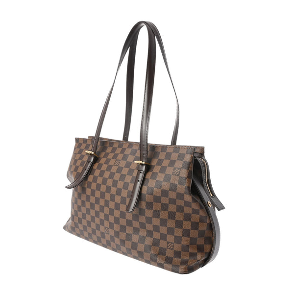 LOUIS VUITTON ルイヴィトン ダミエ チェルシー ブラウン N51119 レディース ダミエキャンバス トートバッグ ABランク 中古 銀蔵