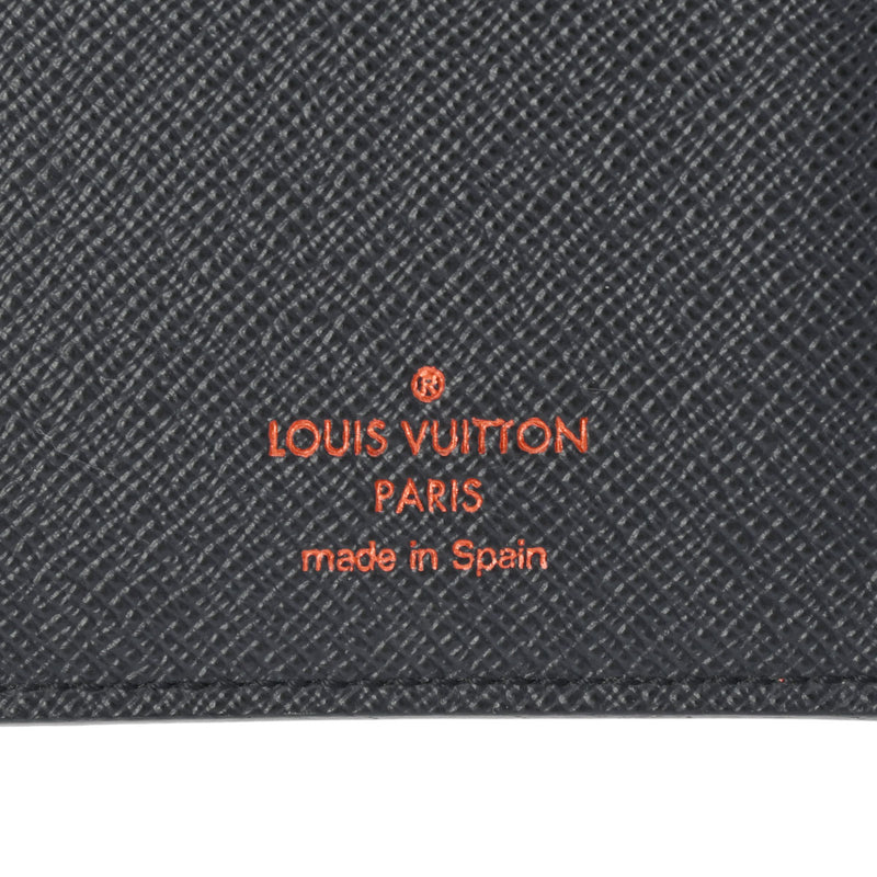 LOUIS VUITTON ルイヴィトン アップサイドダウン ポルトフォイユブラザ ネイビー M62893 メンズ モノグラムインクキャンバス 長財布 Bランク 中古 銀蔵