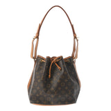 LOUIS VUITTON ルイヴィトン モノグラム プチノエ ブラウン M42226 レディース モノグラムキャンバス ショルダーバッグ Bランク 中古 銀蔵