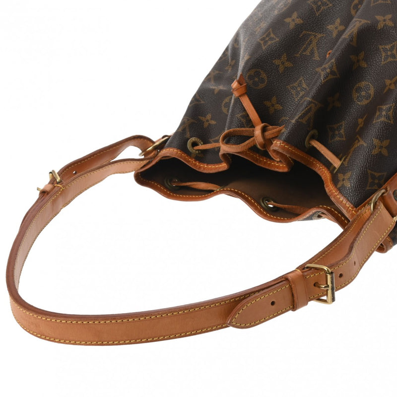 LOUIS VUITTON ルイヴィトン モノグラム プチノエ ブラウン M42226 レディース モノグラムキャンバス ショルダーバッグ Bランク 中古 銀蔵