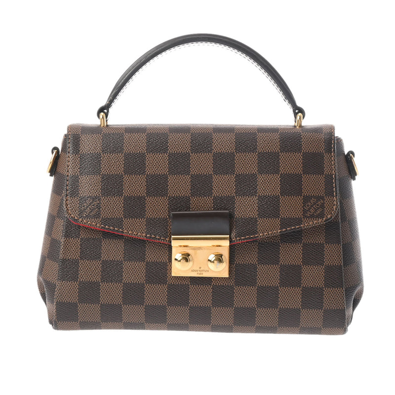 LOUIS VUITTON ルイヴィトン ダミエ クロワゼット  ブラウン N53000 レディース ダミエキャンバス ハンドバッグ ABランク 中古 銀蔵