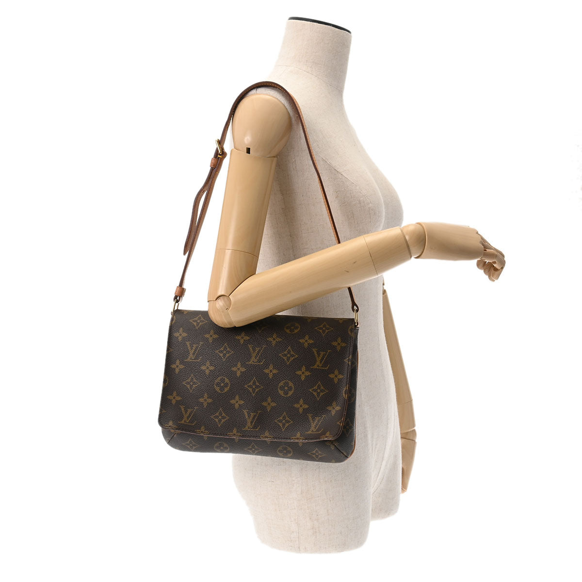 ルイヴィトンミュゼットタンゴ ショート 14145 ブラウン レディース モノグラムキャンバス ショルダーバッグ M51257 LOUIS  VUITTON 中古 – 銀蔵オンライン