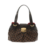 LOUIS VUITTON ルイヴィトン ダミエ システィナPM ブラウン N41542 レディース ダミエキャンバス ハンドバッグ Aランク 中古 銀蔵