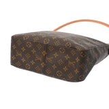 LOUIS VUITTON ルイヴィトン モノグラム ルーピング GM ブラウン M51145 レディース モノグラムキャンバス ワンショルダーバッグ Bランク 中古 銀蔵