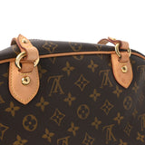 LOUIS VUITTON ルイヴィトン モノグラム モントルグイユ GM ブラウン M95566 ユニセックス モノグラムキャンバス ハンドバッグ Bランク 中古 銀蔵