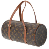 LOUIS VUITTON ルイヴィトン モノグラム パピヨン GM ブラウン M51365 レディース モノグラムキャンバス ハンドバッグ Bランク 中古 銀蔵