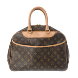 LOUIS VUITTON ルイヴィトン モノグラム ドーヴィル ブラウン M47270 レディース モノグラムキャンバス ハンドバッグ Bランク 中古 銀蔵