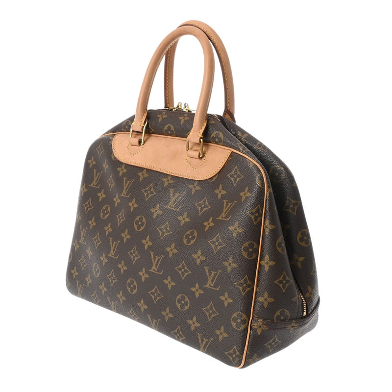 LOUIS VUITTON ルイヴィトン モノグラム ドーヴィル ブラウン M47270 レディース モノグラムキャンバス ハンドバッグ Bランク 中古 銀蔵