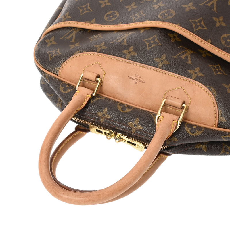 LOUIS VUITTON ルイヴィトン モノグラム ドーヴィル ブラウン M47270 レディース モノグラムキャンバス ハンドバッグ Bランク 中古 銀蔵