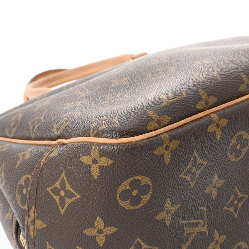 LOUIS VUITTON ルイヴィトン モノグラム ドーヴィル ブラウン M47270 レディース モノグラムキャンバス ハンドバッグ Bランク 中古 銀蔵