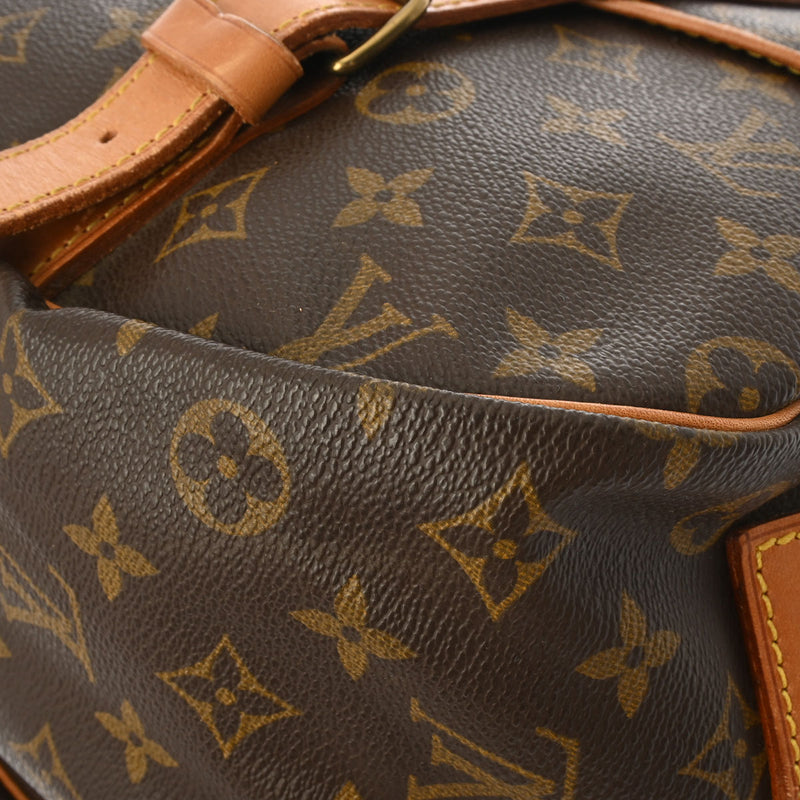 LOUIS VUITTON ルイヴィトン モノグラム ソミュール 43 ブラウン M42252 レディース モノグラムキャンバス ショルダーバッグ Bランク 中古 銀蔵