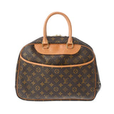 LOUIS VUITTON ルイヴィトン モノグラム ドーヴィル ブラウン M47270 レディース モノグラムキャンバス ハンドバッグ Bランク 中古 銀蔵