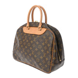 LOUIS VUITTON ルイヴィトン モノグラム ドーヴィル ブラウン M47270 レディース モノグラムキャンバス ハンドバッグ Bランク 中古 銀蔵