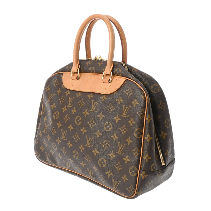 LOUIS VUITTON ルイヴィトン モノグラム ドーヴィル ブラウン M47270 レディース モノグラムキャンバス ハンドバッグ Bランク 中古 銀蔵