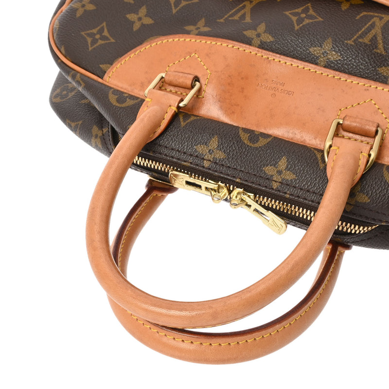 LOUIS VUITTON ルイヴィトン モノグラム ドーヴィル ブラウン M47270 レディース モノグラムキャンバス ハンドバッグ Bランク 中古 銀蔵