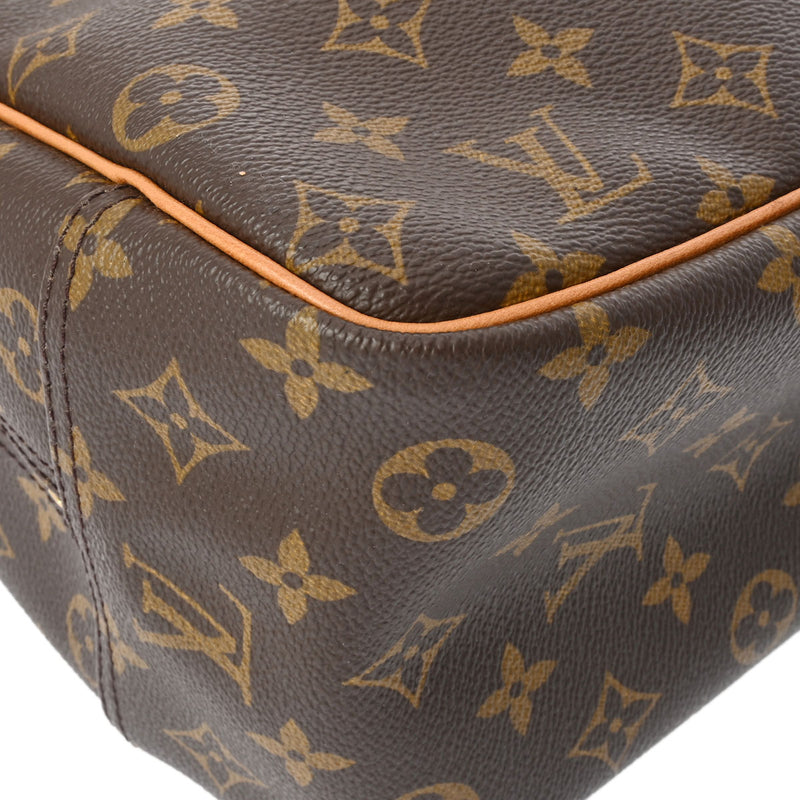 LOUIS VUITTON ルイヴィトン モノグラム ドーヴィル ブラウン M47270 レディース モノグラムキャンバス ハンドバッグ Bランク 中古 銀蔵