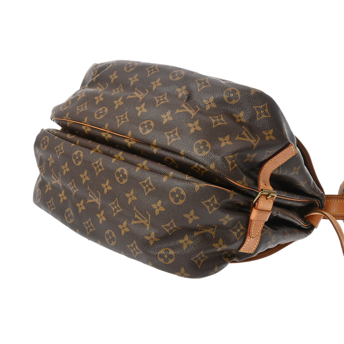 ルイヴィトンソミュール 35 14145 ブラウン レディース モノグラムキャンバス ショルダーバッグ M42254 LOUIS VUITTON 中古  – 銀蔵オンライン