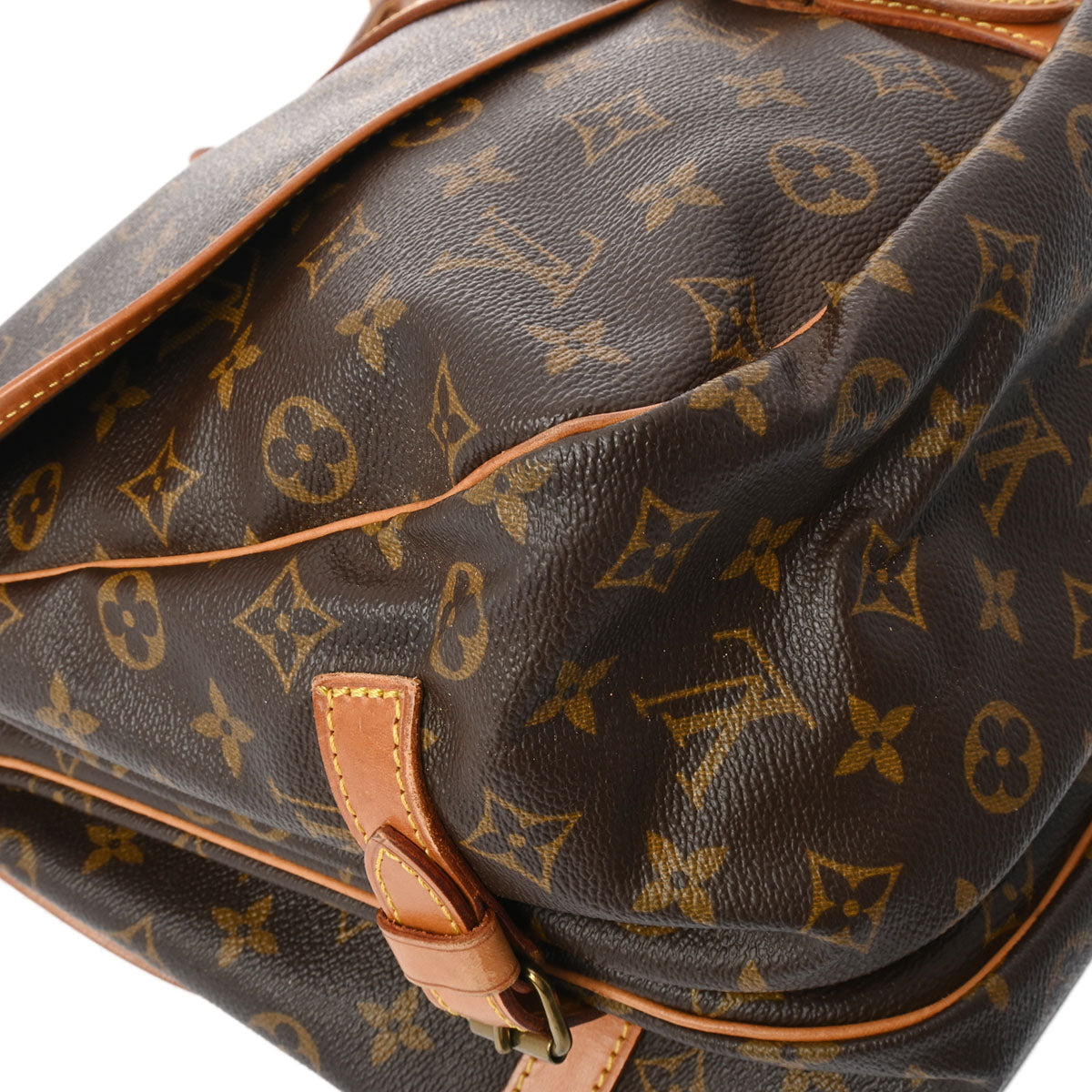 ルイヴィトンソミュール 35 14145 ブラウン レディース モノグラムキャンバス ショルダーバッグ M42254 LOUIS VUITTON 中古  – 銀蔵オンライン