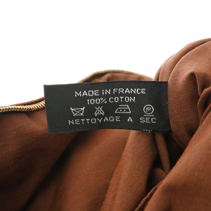 美品☆HERMES エルメス ボリードポーチ ブラウン エルメスボリード ブラウン ユニセックス キャンバス ポーチ
