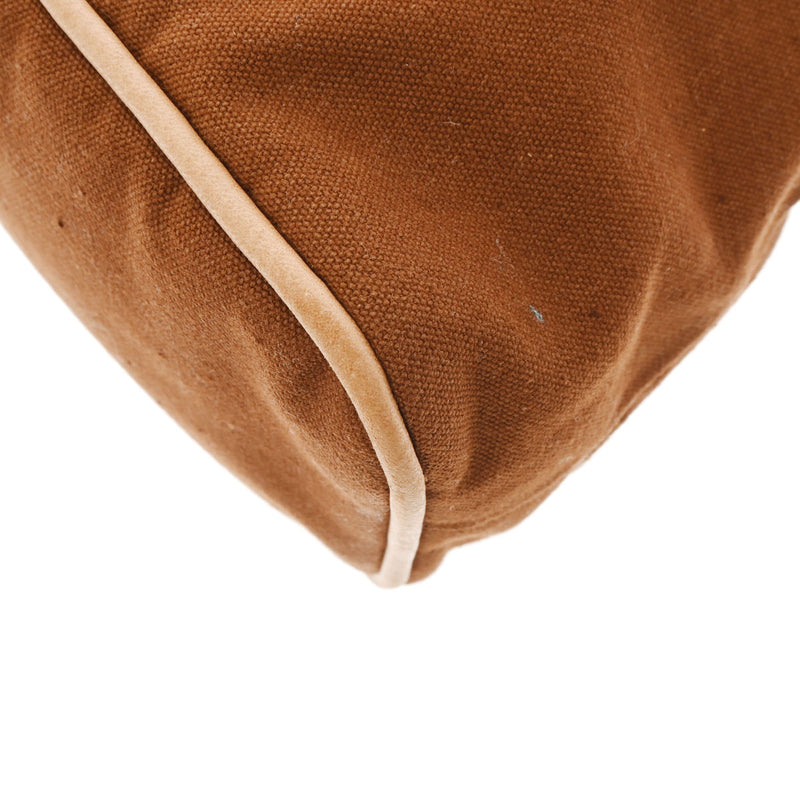 エルメスボリード ブラウン ゴールド金具 ユニセックス キャンバス