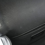 CHANEL シャネル ボーイシャネル スパンコール チェーンショルダー 20cm 黒 シルバー金具 A67085 レディース ラムスキン ショルダーバッグ Aランク 中古 銀蔵