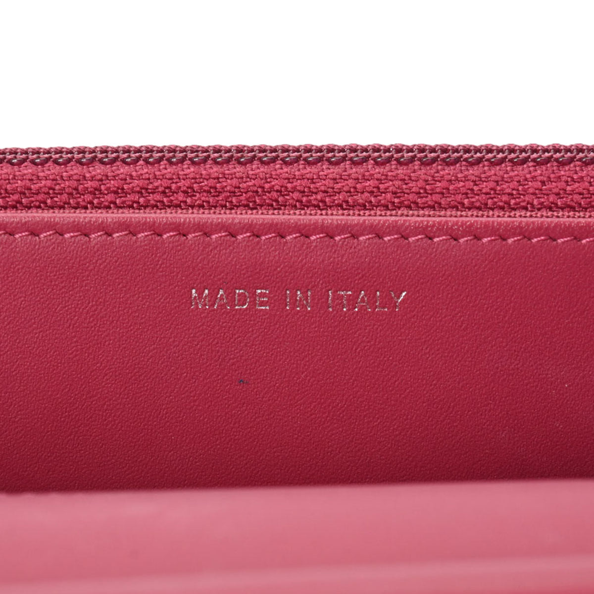 シャネルチェーンウォレット 42976 ピンク シルバー系金具