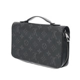 LOUIS VUITTON ルイヴィトン モノグラムエクリプス ジッピー XL トラベルケース 黒/グレー M61698 メンズ モノグラムキャンバス 長財布 Bランク 中古 銀蔵