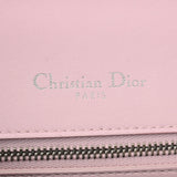 CHRISTIAN DIOR クリスチャンディオール ディオラマ チェーンショルダー 22cm ピンク シルバー金具 - レディース レザー ショルダーバッグ ABランク 中古 銀蔵